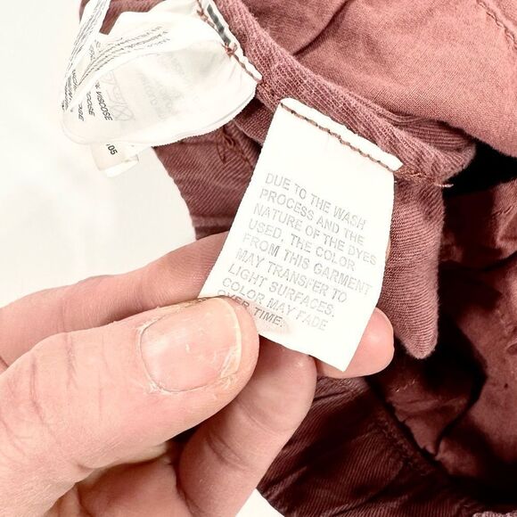 Madewell mauve cotton pull on shorts S - Picture 5 of 9